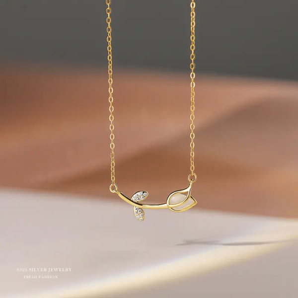 Collier Fleur Élégant Femme