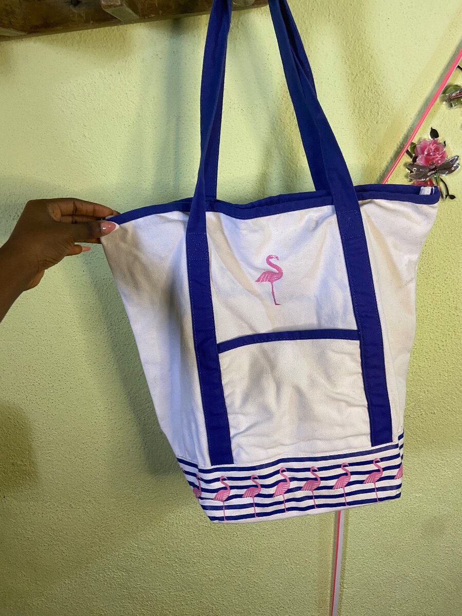 Sac cabas en toile imprimé