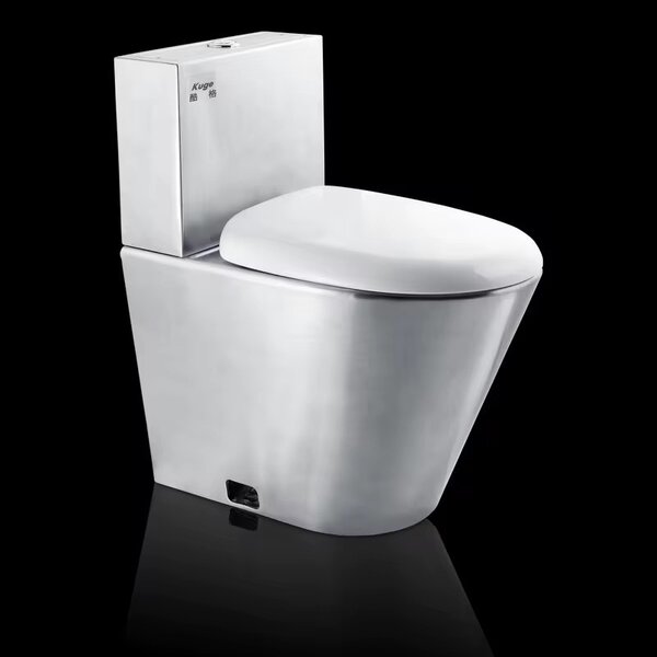 Toilette en acier inox