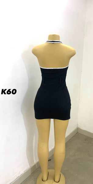 Black tight dress
