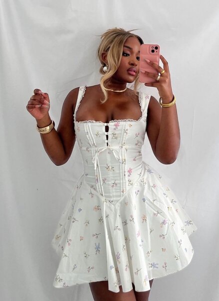 Mini flare dress