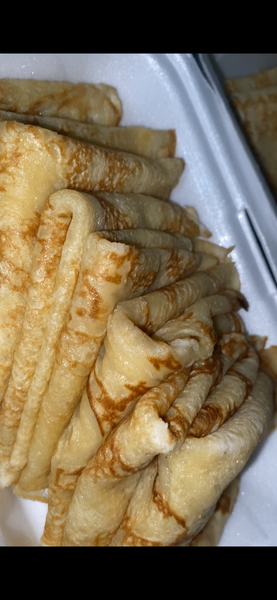 Crêpes fraîches délicieuses