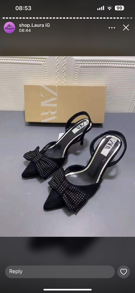 Sling back heel