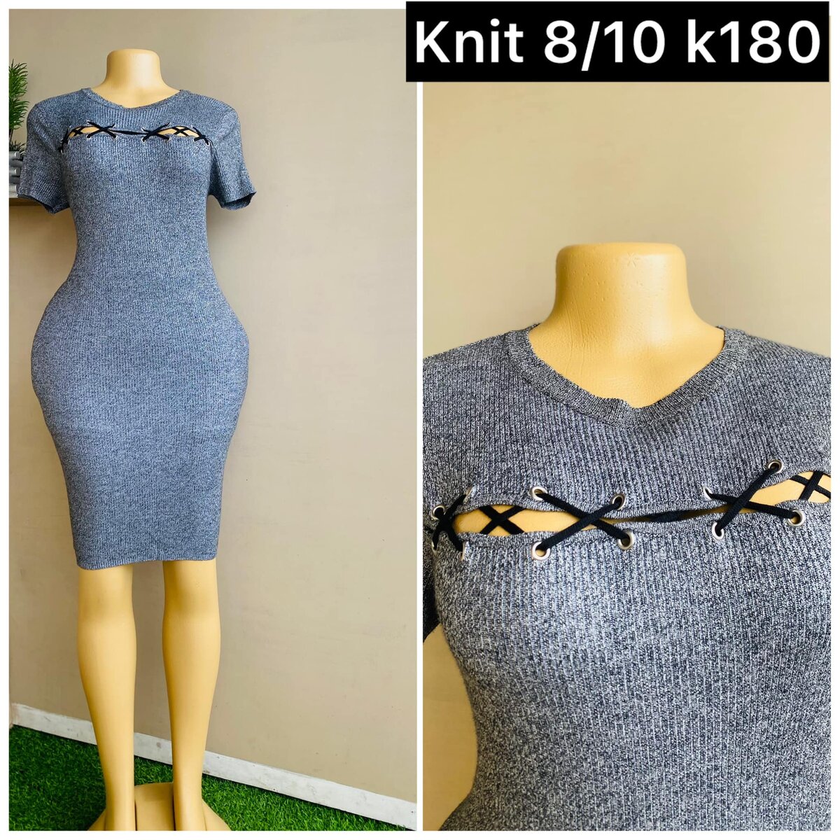 gray dress