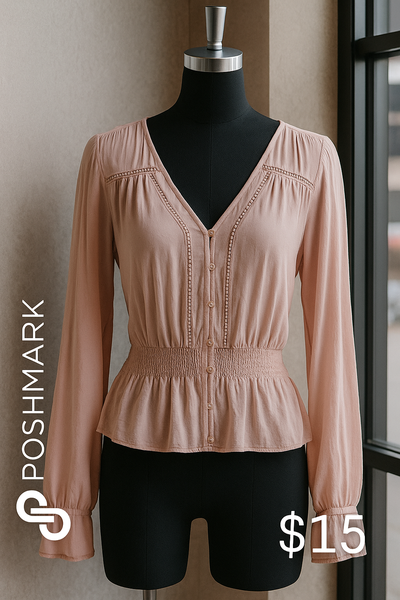Haut élégant rose