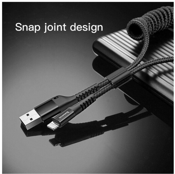 Baseus Câble Charge Rapide Fish Eye USB / Lightning 1M 2A No