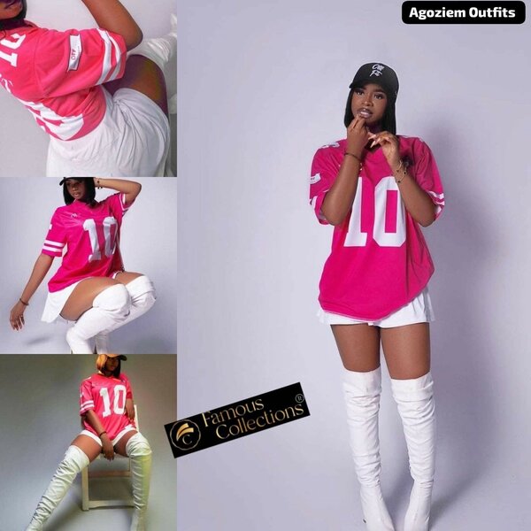 Maillot Oversize Rose Femme