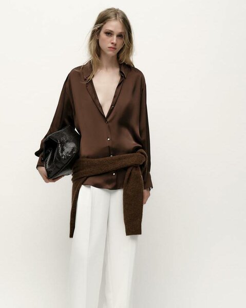 Zara Satin Shirt 