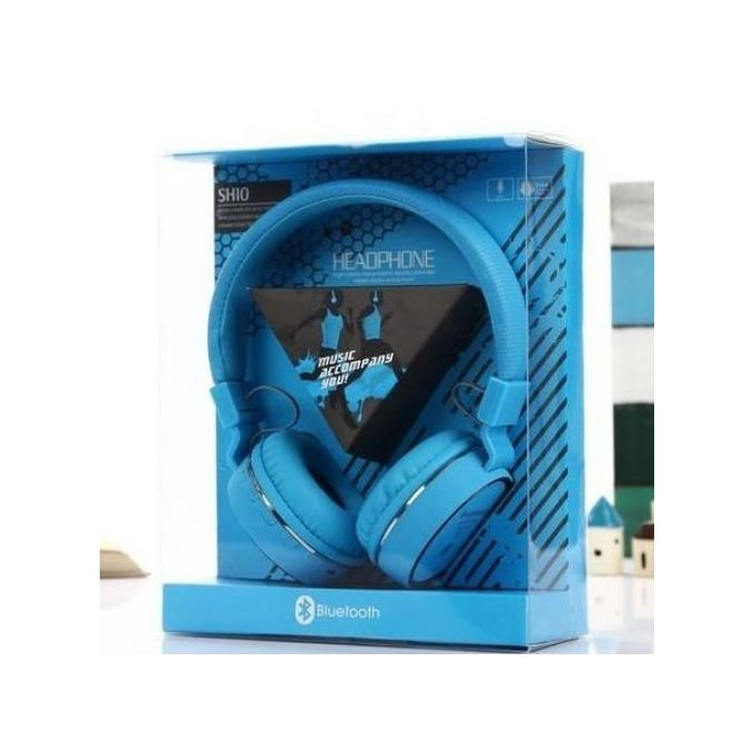 Casque Audio Bluetooth Sans Fil SH10 _ Bleu