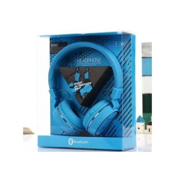 Casque Audio Bluetooth Sans Fil SH10 _ Bleu
