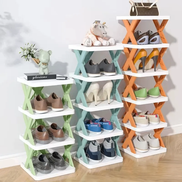 Étagère à chaussures pliable