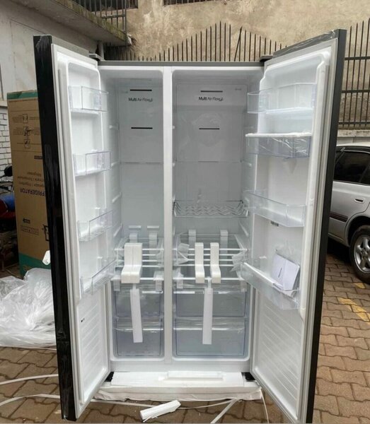 Hisense side by side double door.