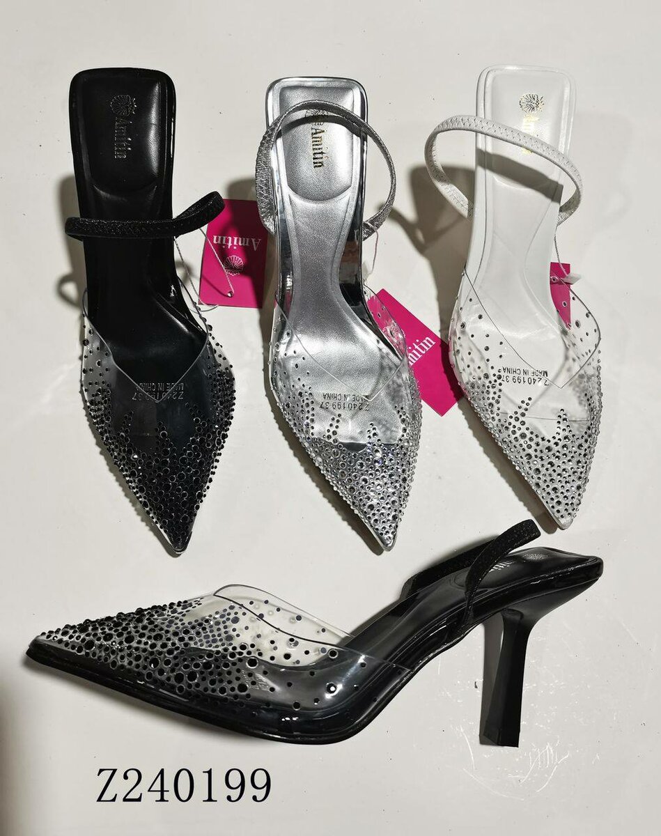 Transparent heels