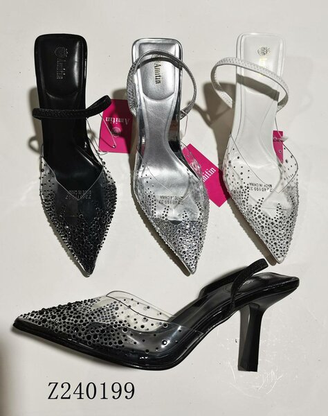 Transparent heels