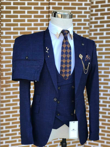 Suit bleu