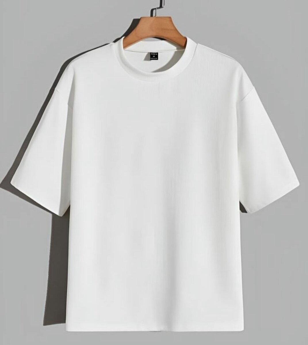 T-shirt blanc basique homme