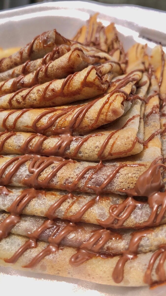 25 crêpes nutella