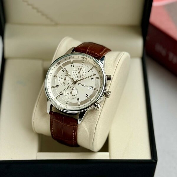 Leather watch