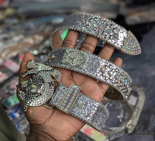 Ceinture fantaisie scintillante