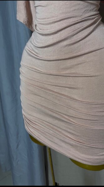 Robe sexy beige