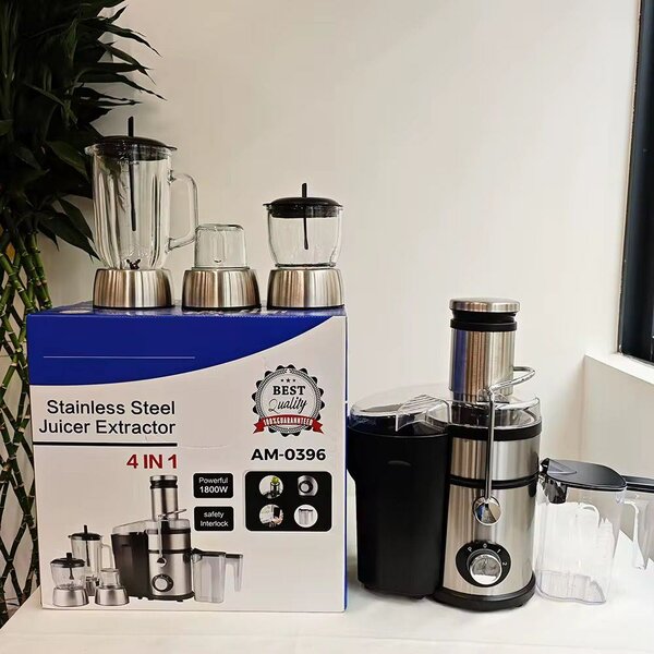 Mixeur Extracteur 4 en 1 Inox