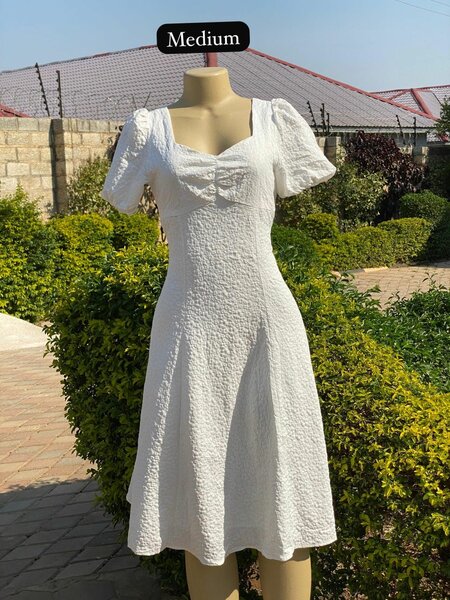 Thrift White Dress