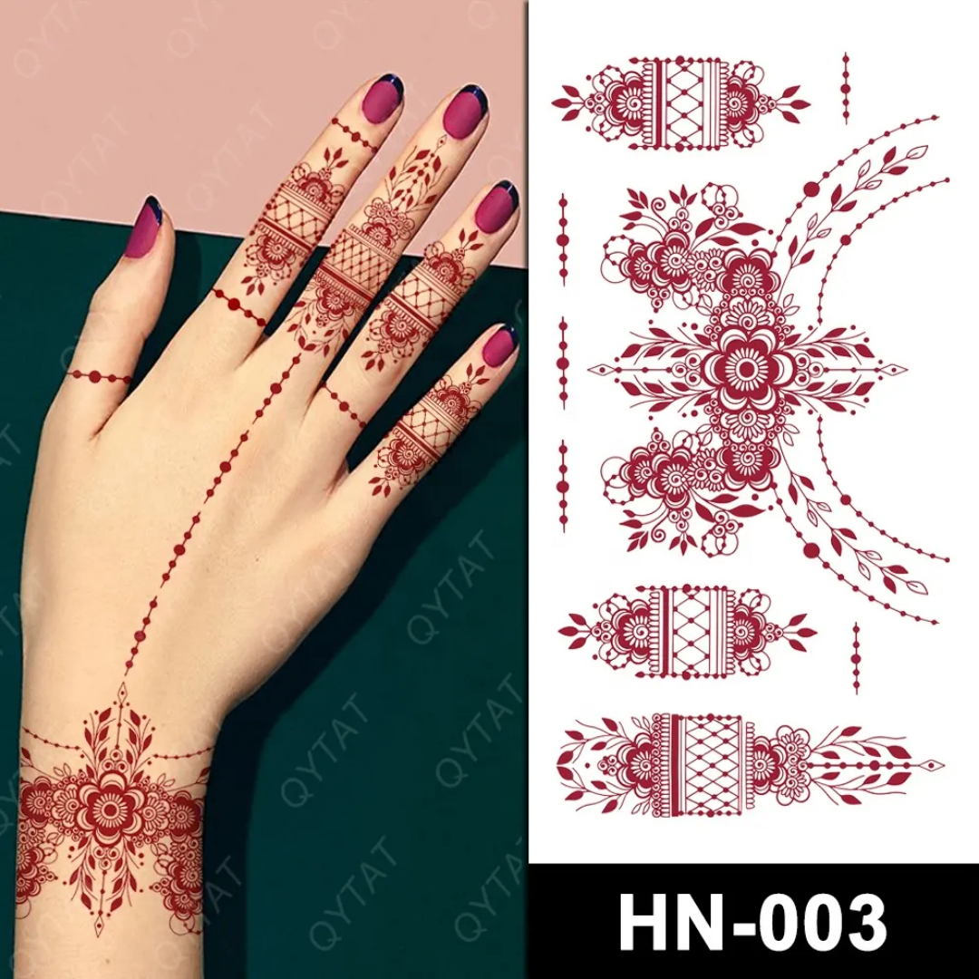 Henné autocollant