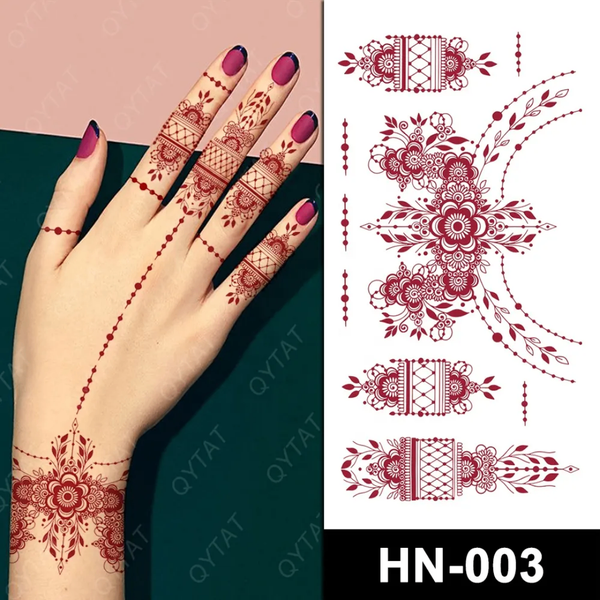 Henné autocollant