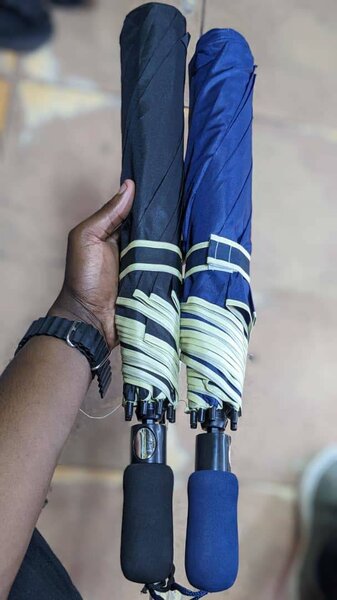 Foldable umbrellas