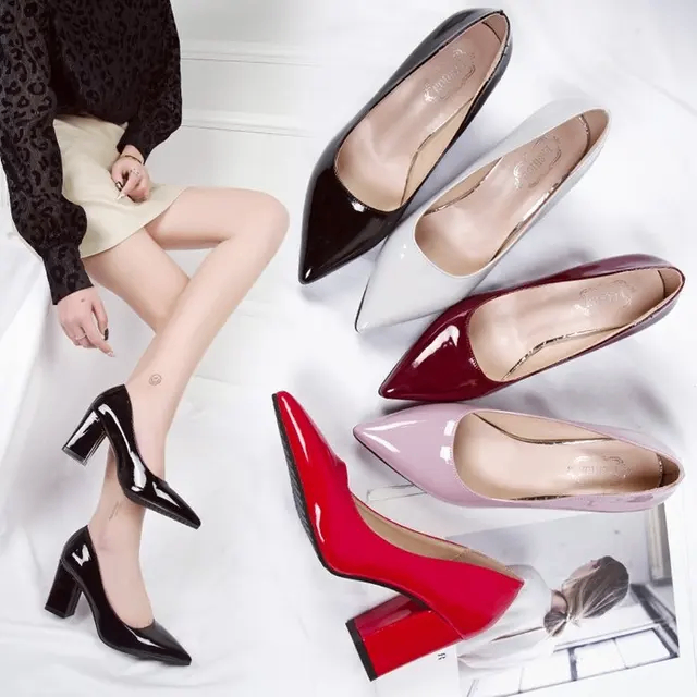 Square block heels