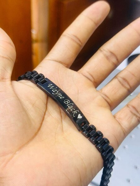 Bracelet personnalisé en acier inoxydable