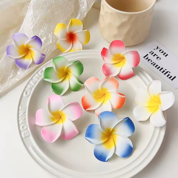 Barrettes Fleurs Tropicales
