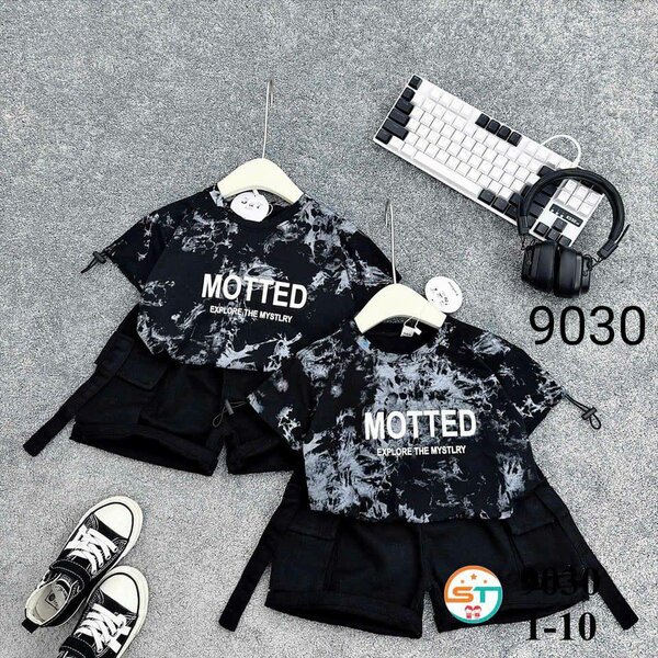 Kids Tie-Dye Shorts Set