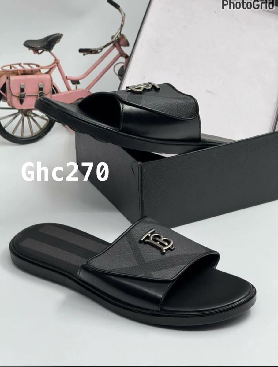 black flip flops