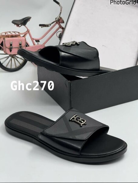 black flip flops