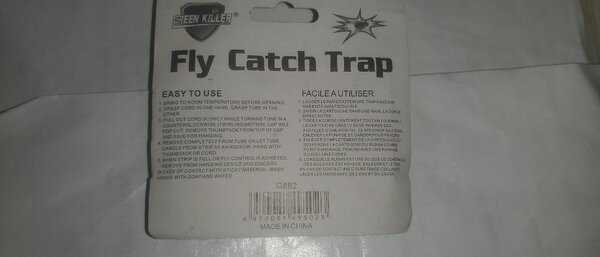 Fly catch trap