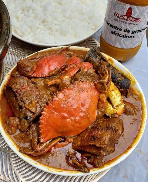 Riz sauce graine