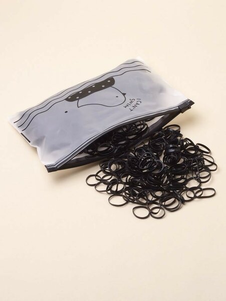 Elastiques à cheveux noirs