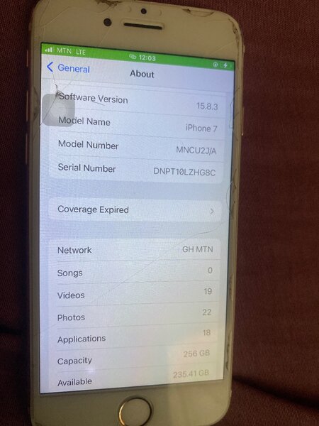 iPhone 7 (256gig)