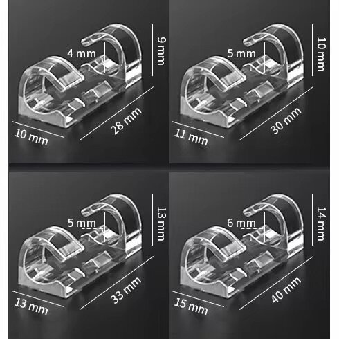 Clips de fixation pour câbles