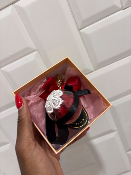 Black keychain