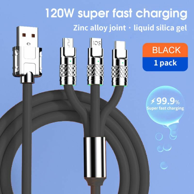 Câble de charge rapide 3 en 1