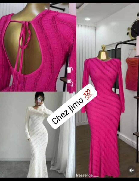 Robe élégante à dos ouvert
