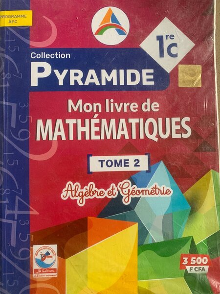 Livre Mathématiques Algèbre Géométrie