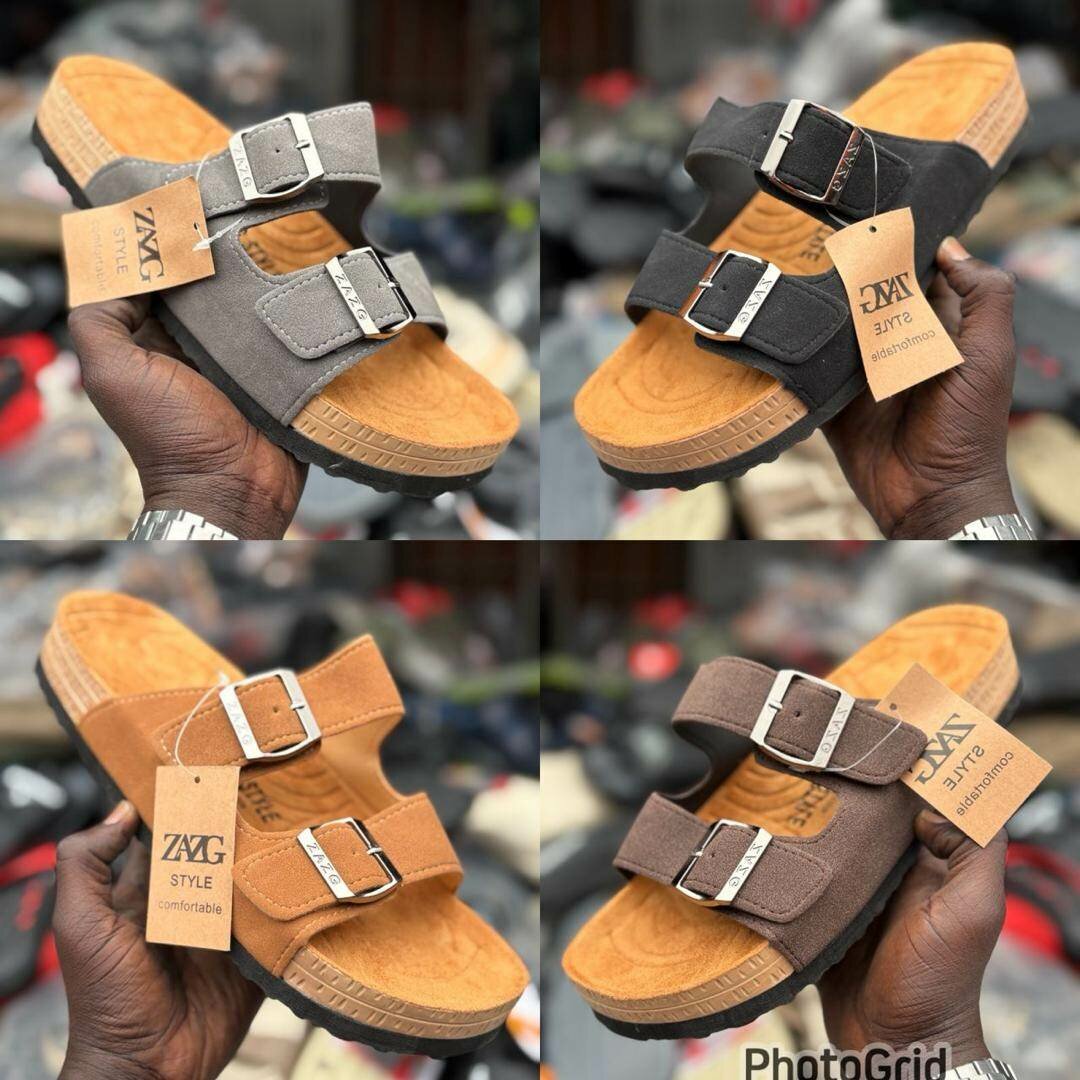 Chaussons en cuir élégants
