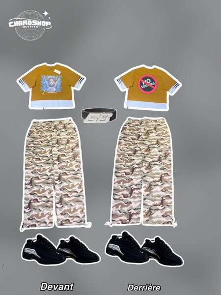 Complet(t-shirt + cargo + paire)