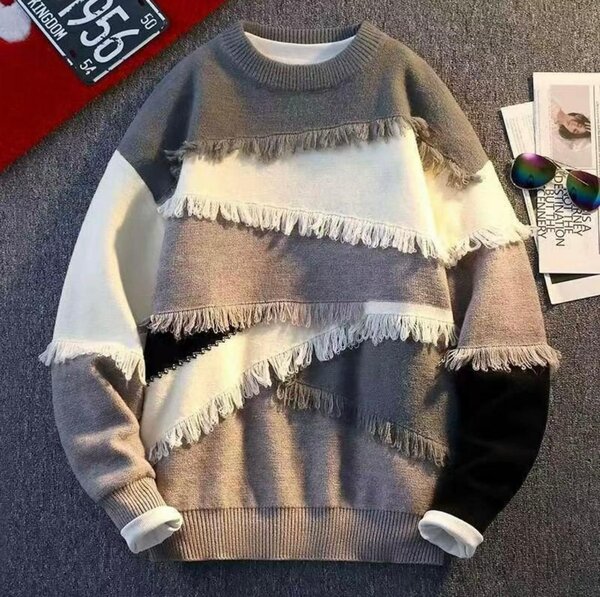 Pulls modernes en tricot homme