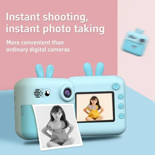 Appareil photo enfants impression instantanée
