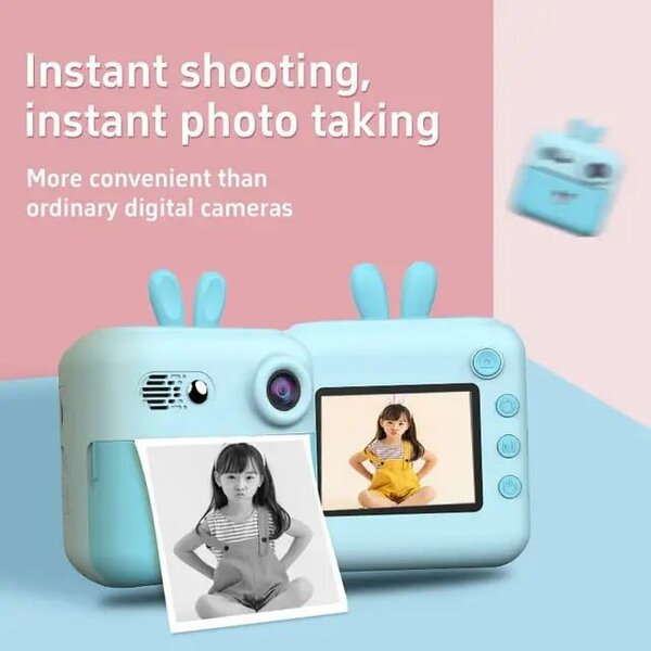 Appareil photo enfants impression instantanée