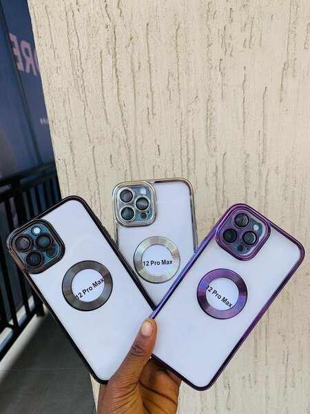 Electroplated hole Case for iPhones.